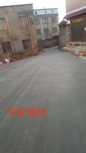 杨桥街道月家居委会道路完工