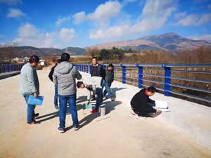 牛栏江镇河西大桥通过交工检测