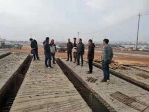 嵩明县交运局对在建项目进行安全生产检查督查工作2