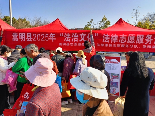 2025年3月5日嵩明县司法局法律志愿服务活动（1）