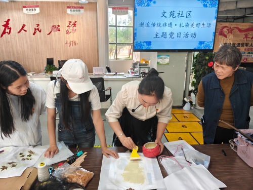 云南商务职业学院：扎染