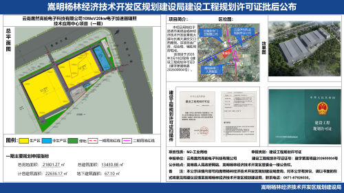 云南晟然高能电子科技有限公司10MeV20kw电子加速器辐照技术应用中心项目(一期)--建设工程规划许可证批后公布_01 云南晟然高能电子科技有限公司10MeV20kw电子加速器辐照技术应用中心项目(一期)--建设工程规划许可证批后公布_01