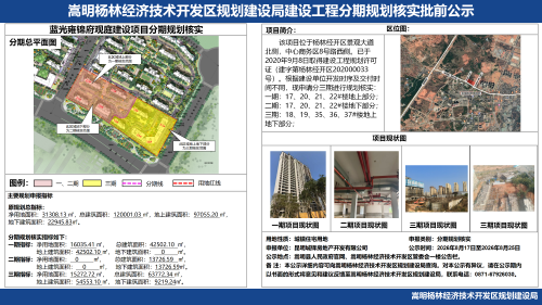 蓝光雍锦府观庭建设项目分期规划核实批前公示_01